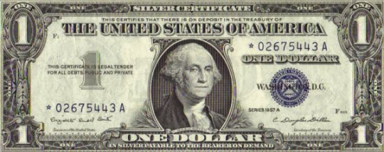 United States 1957 Silver Certificate