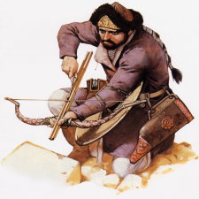 Muslim Archer using a Composite Recurve Bow